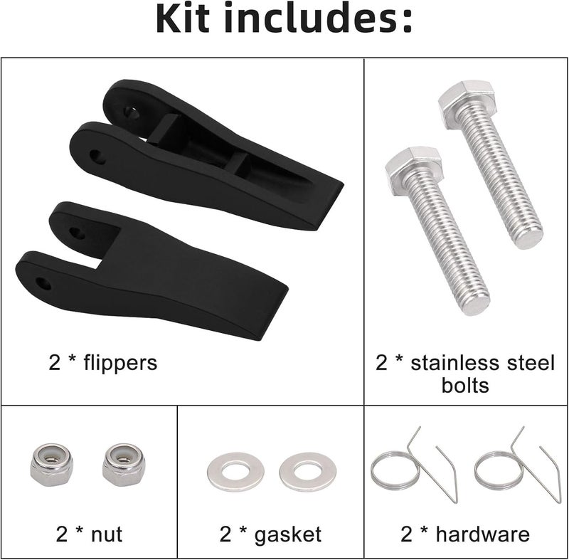 SZHY-LINK 29-1 Extension Ladder Lock Flipper Kit for Werner Lock Replacement for Werner Louisville Keller Aluminum Extension Ladders Parts 2 Pack - Image 3